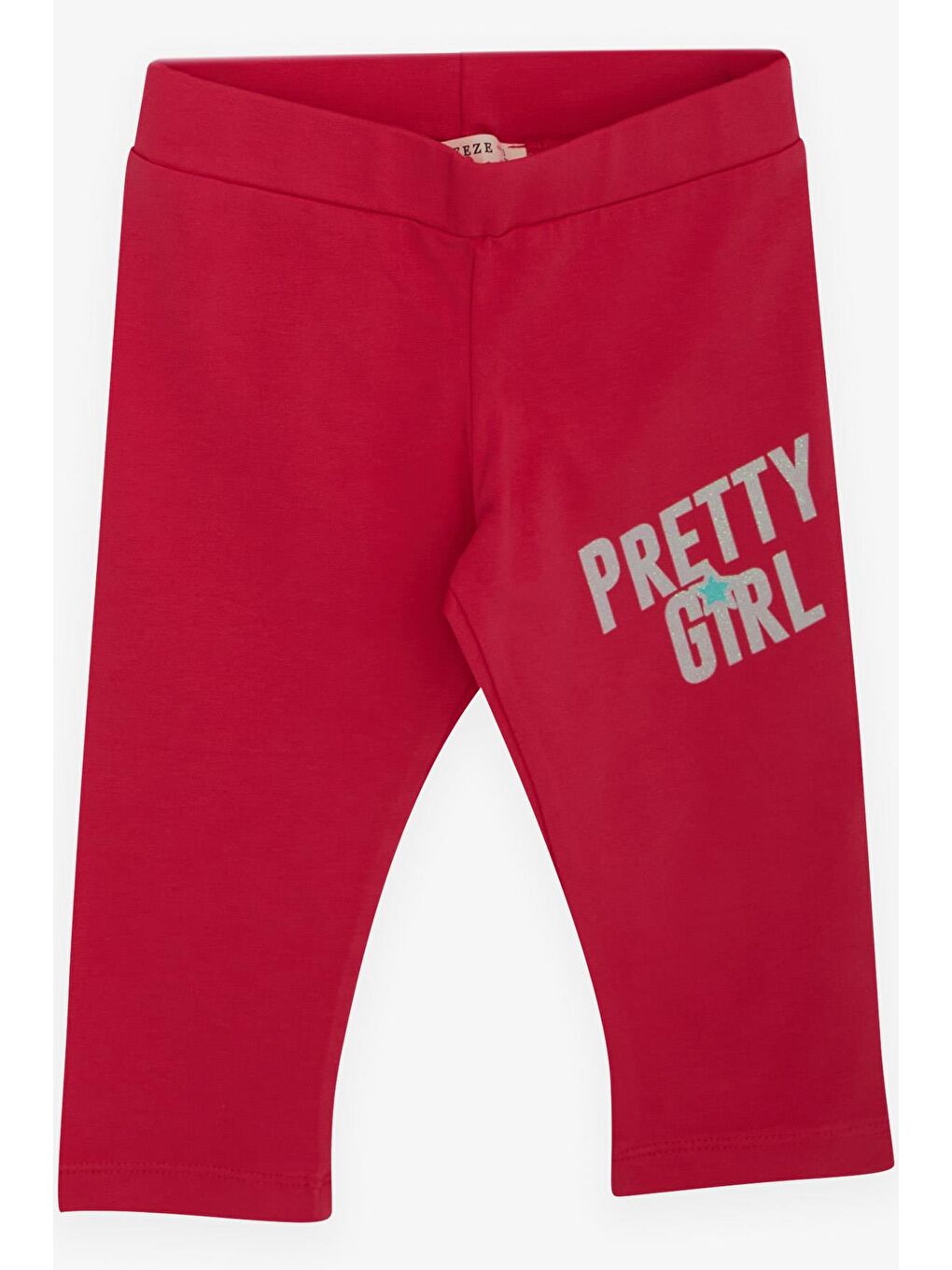 Kız Çocuk Taytlı Takım Kız Baskılı Açık Gri Melanj (3-5 Yaş)-3