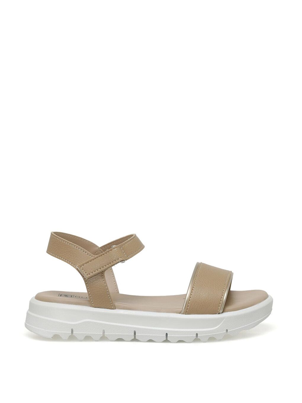 Kahverengi 23S-056 3FX Taba Kadın Düz Sandalet