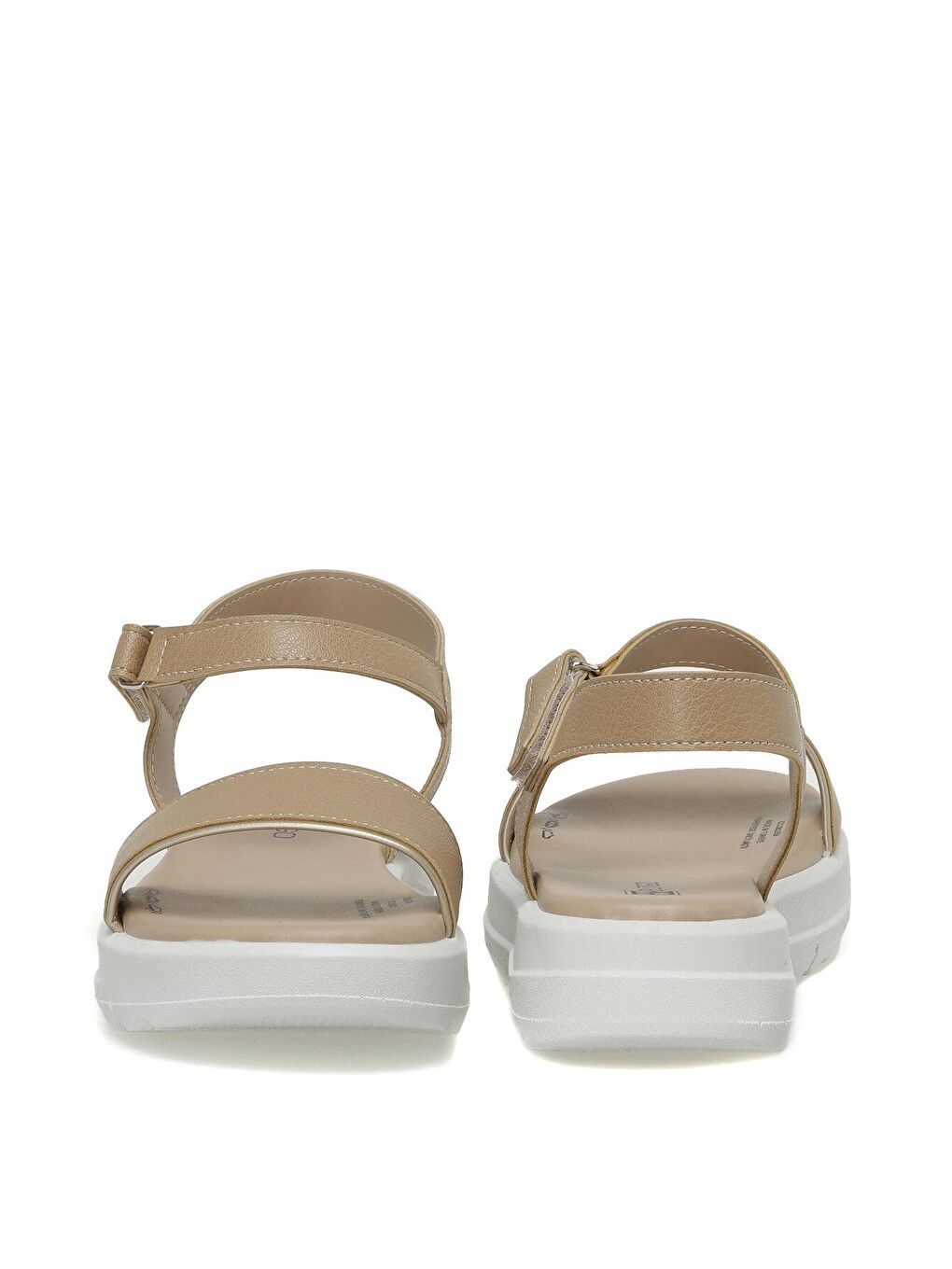 Kahverengi 23S-056 3FX Taba Kadın Düz Sandalet-4