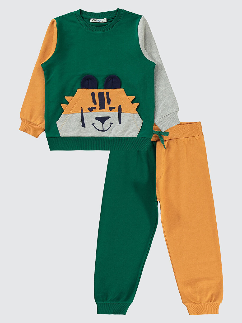 Boys Erkek Çocuk Eşofman Takımı 2-5 Yaş Çam Yeşili-1