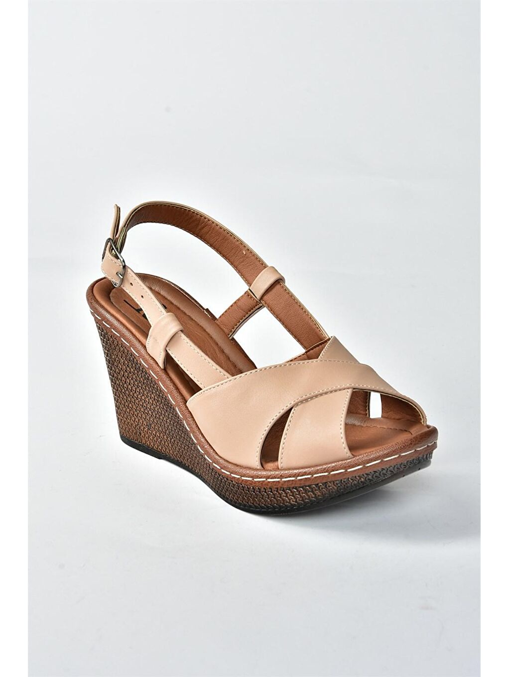 Bej K674041309 Ten Dolgu Taban Kadın Ayakkabı-4