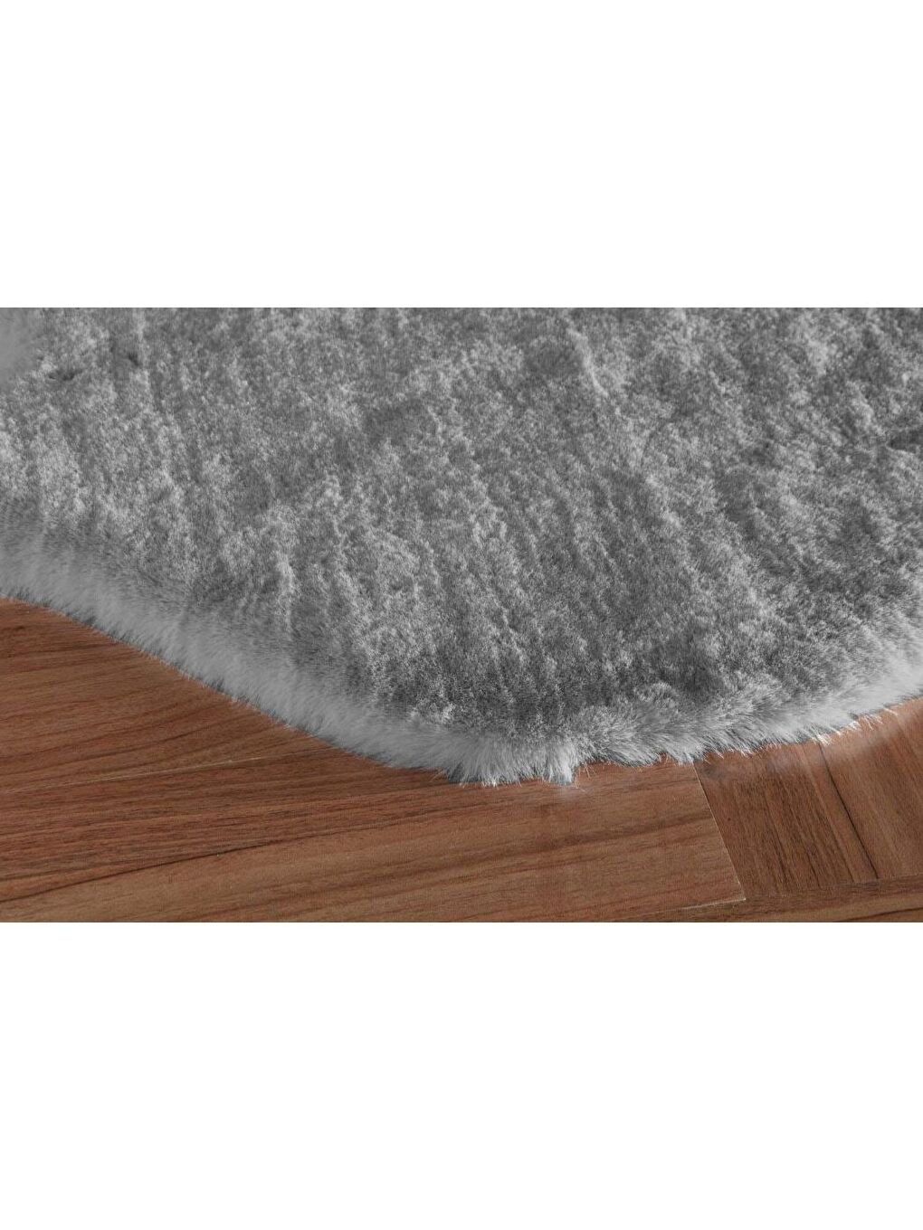 Kürk Post Halı 100x140 Gri-1