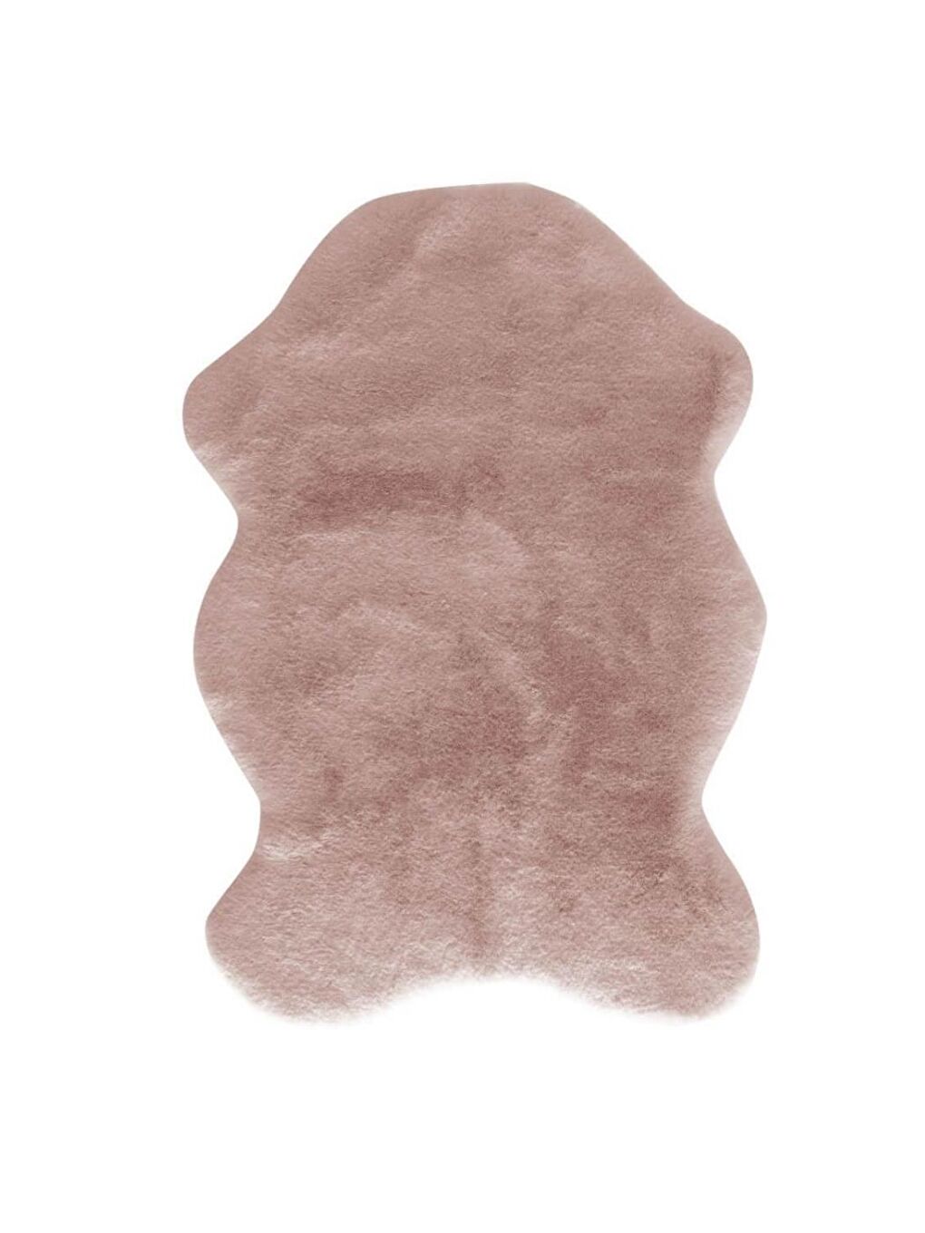 Pembe Kürk Post Halı 100x140 Pudra-1