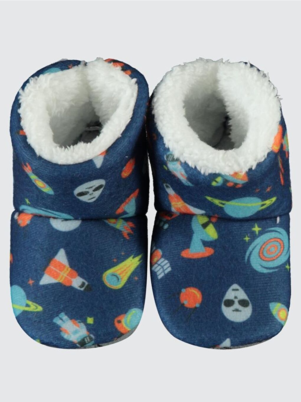 Boys Digital Uzay Baskılı 18-26 Numara Panduf - Lacivert 20-24