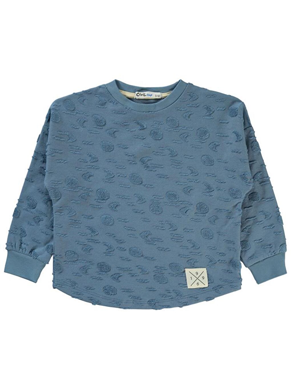 İndigo Boys Erkek Çocuk Sweatshirt 2-5 Yaş İndigo-1