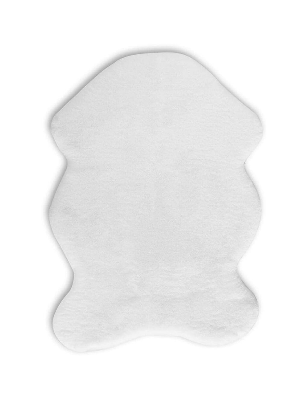 Kürk Post Halı 100x140 Beyaz-1