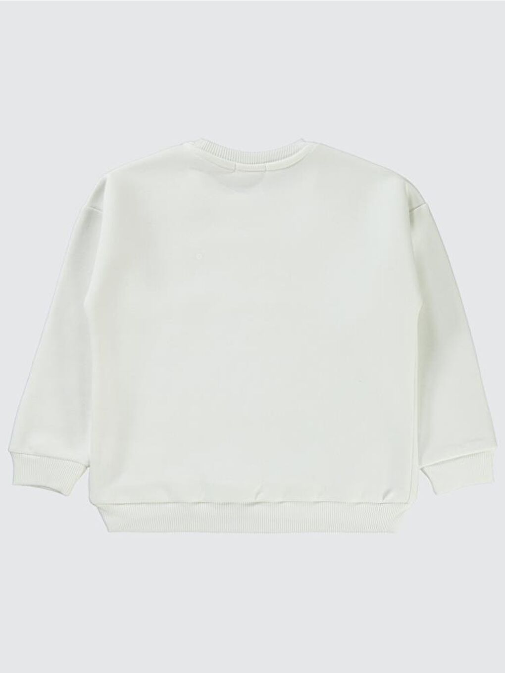Ekru Girls Pullu Baykuş Baskılı 6-9 Yaş Sweatshirt-2