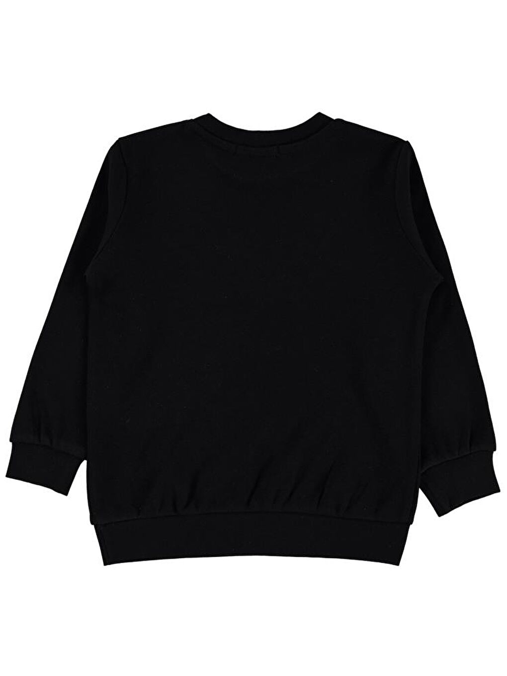 Siyah Girls Baskılı 2-5 Yaş Sweatshirt