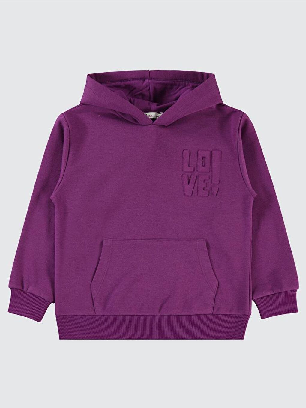 Kız Çocuk Sweatshirt 6-9 Yaş Mor