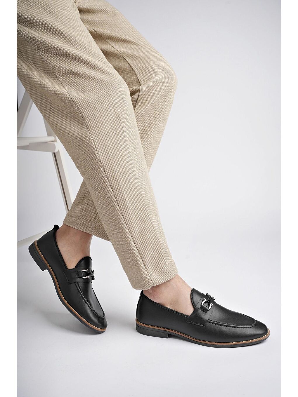 Muggo Siyah M7702 Erkek Günlük Klasik Casual Ayakkabı - 1