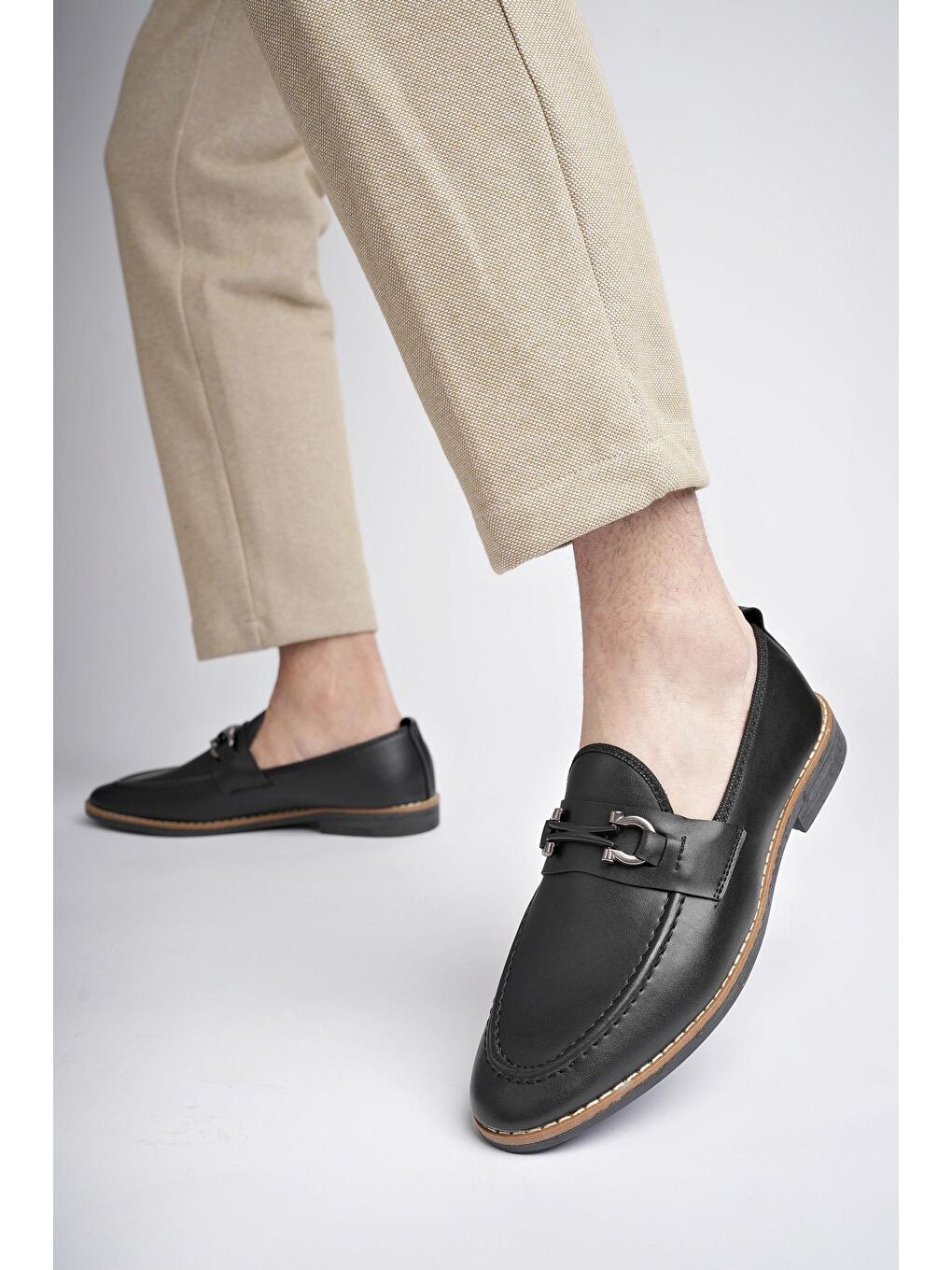 Muggo Siyah M7702 Erkek Günlük Klasik Casual Ayakkabı - 2