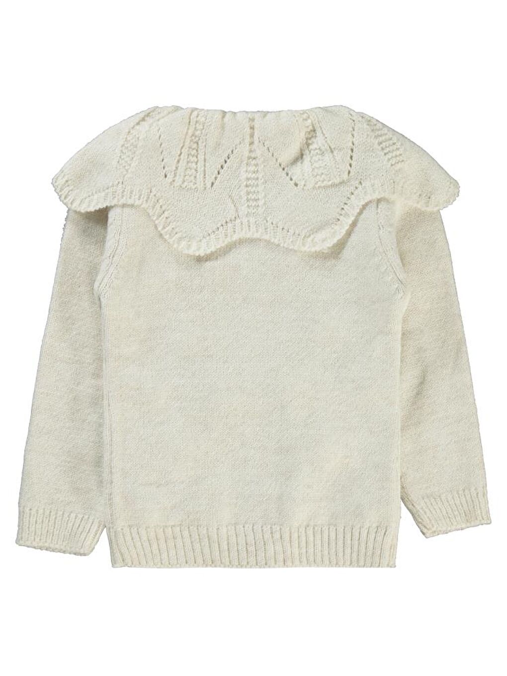 Ekru Girls Renkli Ponponlu 2-5 Yaş Hırka