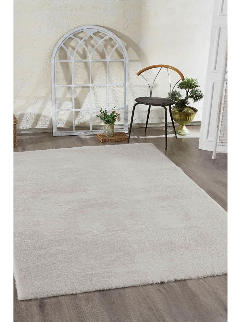 Gri Kürk Halı 120x180 Kül-2