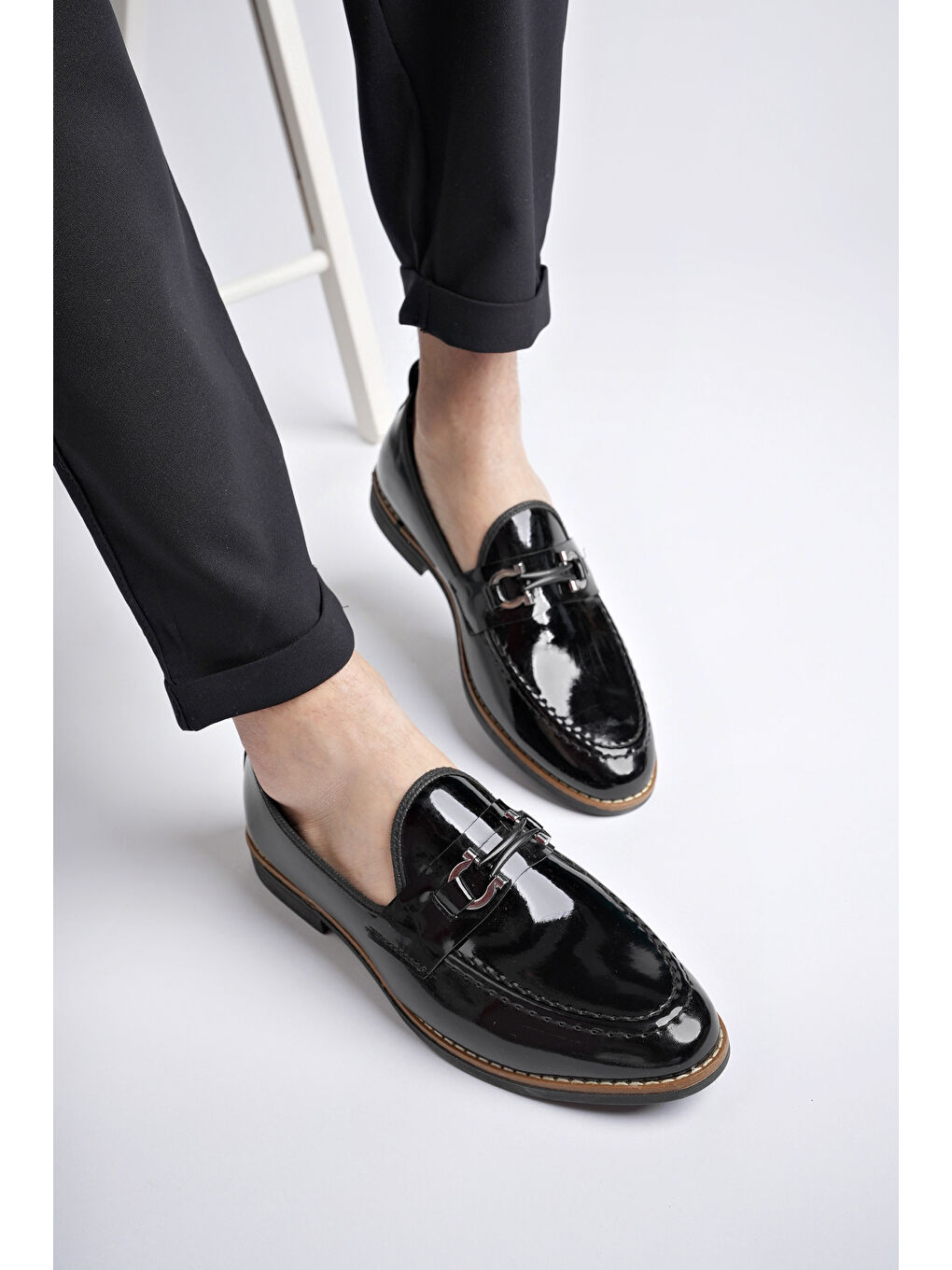 Muggo Siyah M7702 Erkek Günlük Klasik Casual Ayakkabı - 4