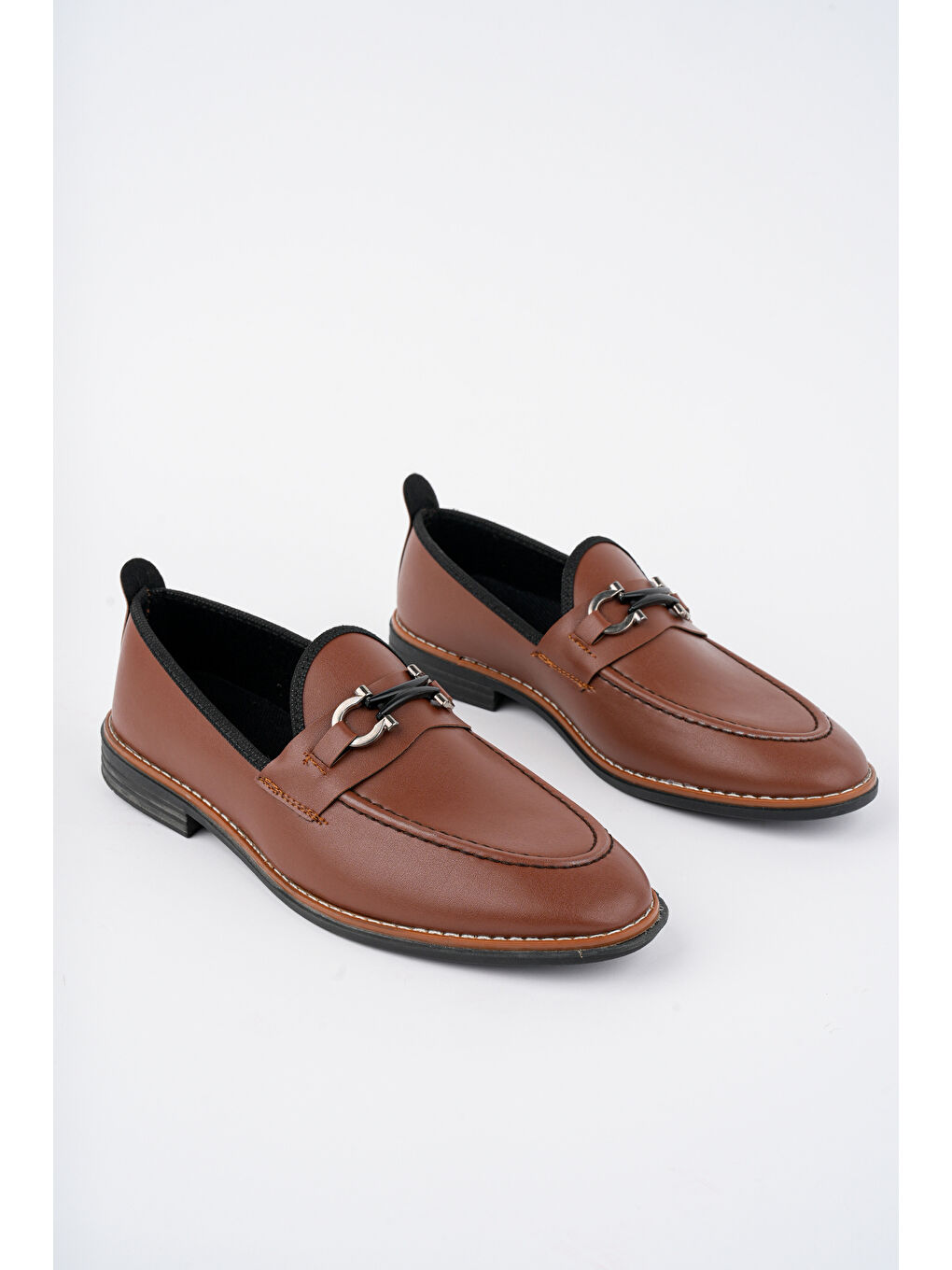 Kahverengi M7702 Erkek Günlük Klasik Casual Ayakkabı-4