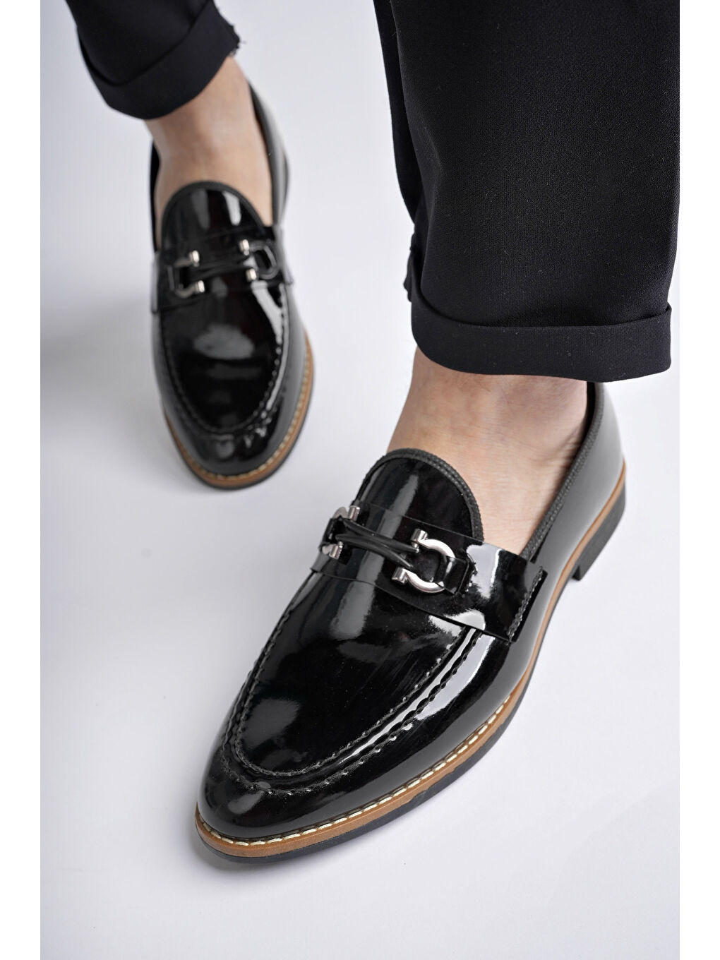 Muggo Siyah M7702 Erkek Günlük Klasik Casual Ayakkabı - 5