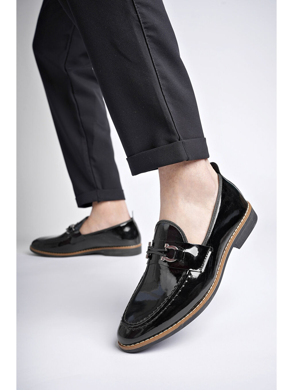 Muggo Siyah M7702 Erkek Günlük Klasik Casual Ayakkabı - 6