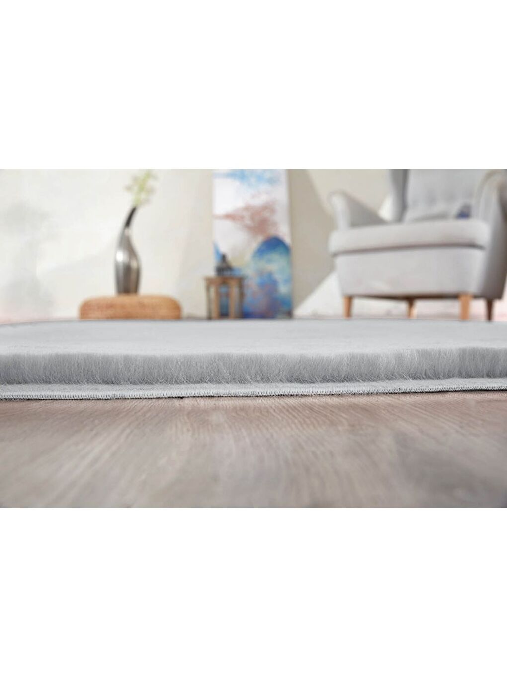 Kürk Halı 160X220 Gri-2