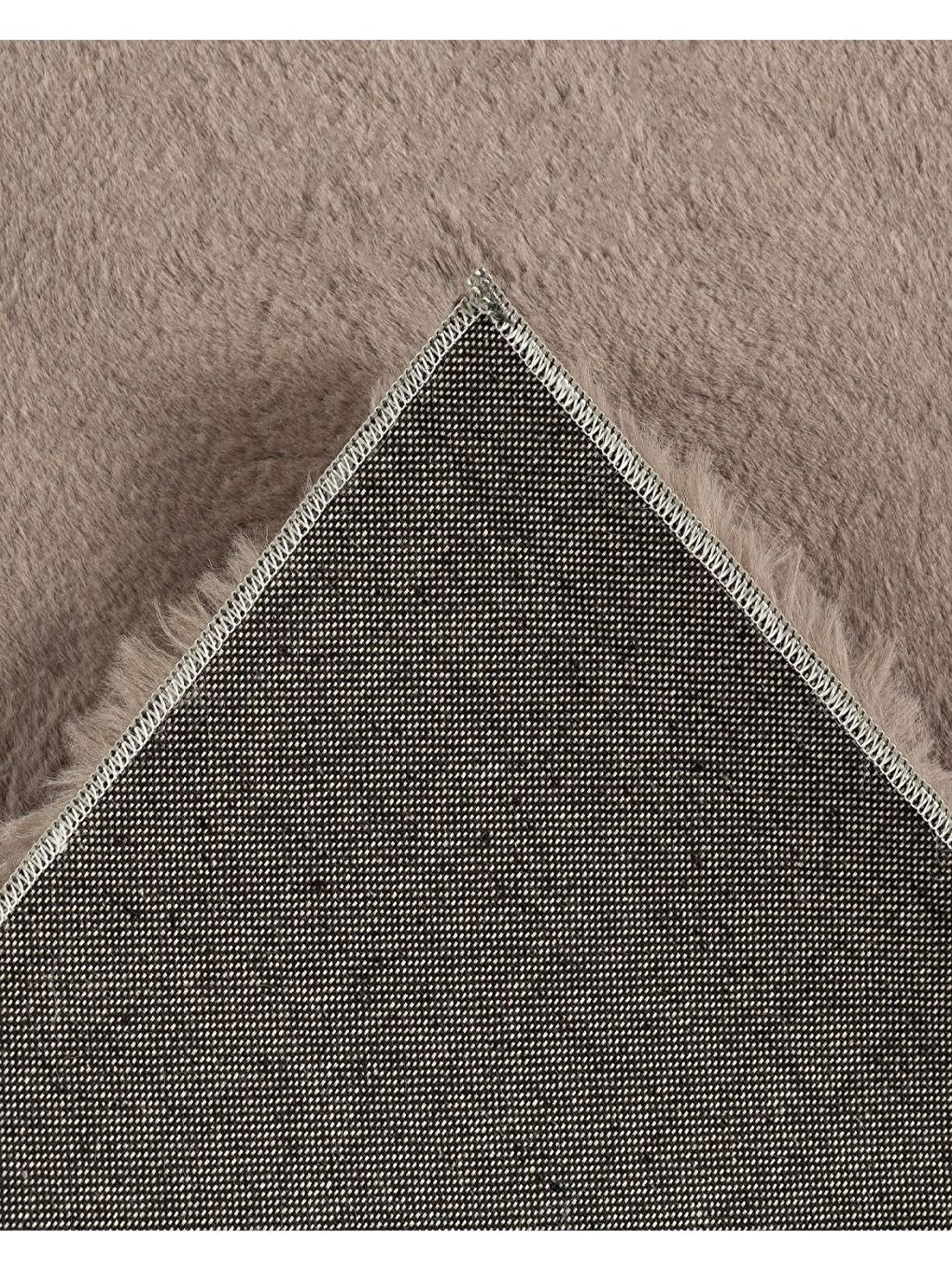 Fuzzy Kürk Halı 160x220 Antrasit-4