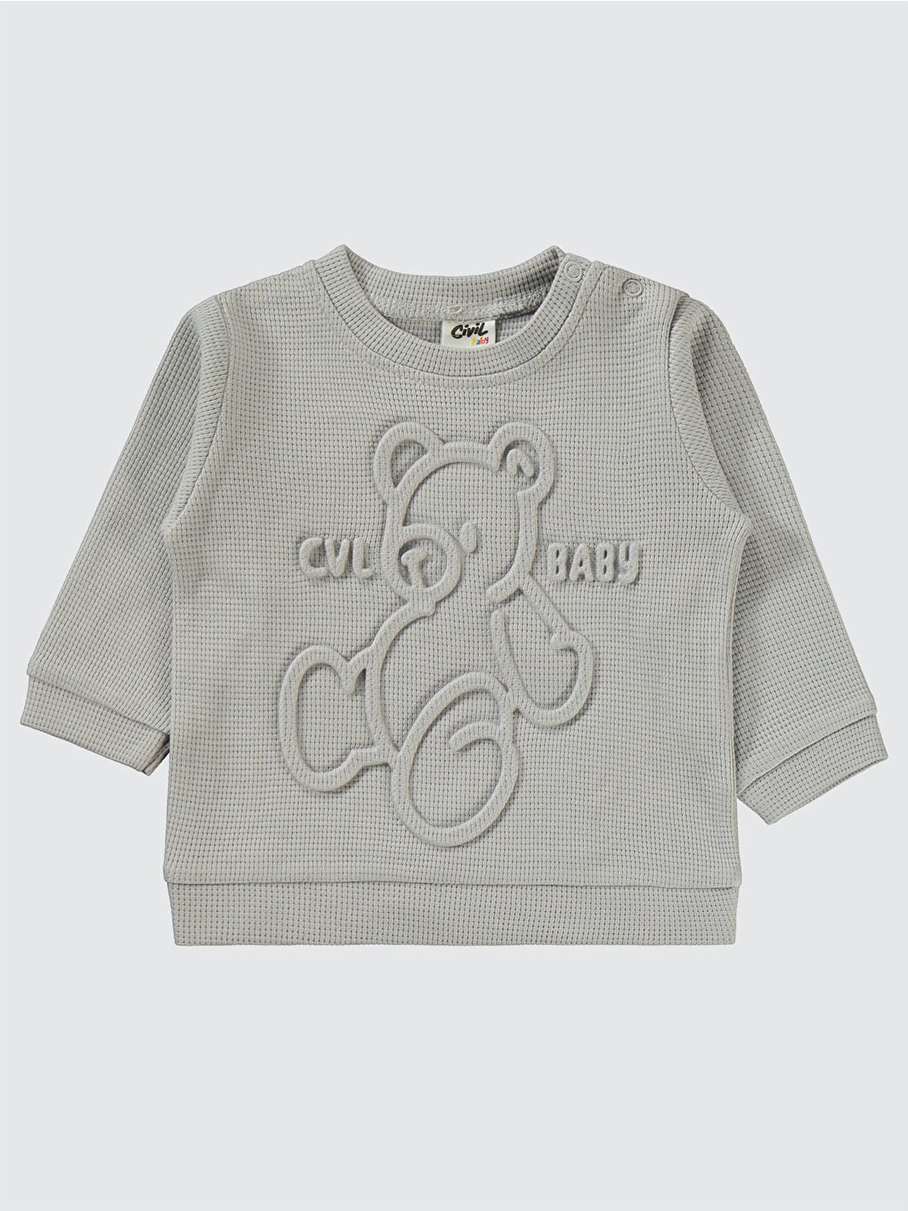 Baby Erkek Bebek Takım 6-18 Ay Gri-2