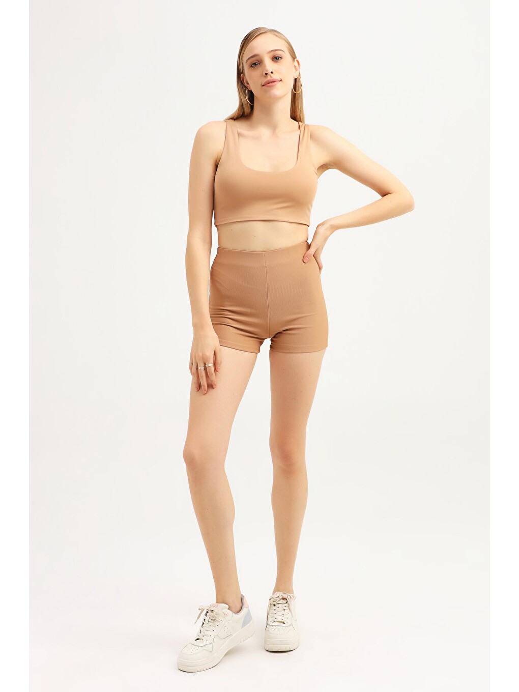 Sarı Askılı Büstiyer Camel-1