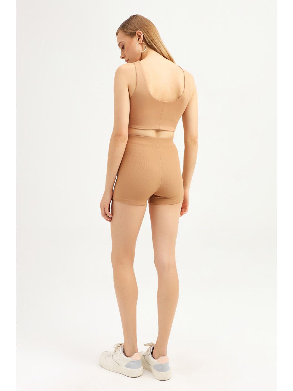 Sarı Askılı Büstiyer Camel-4