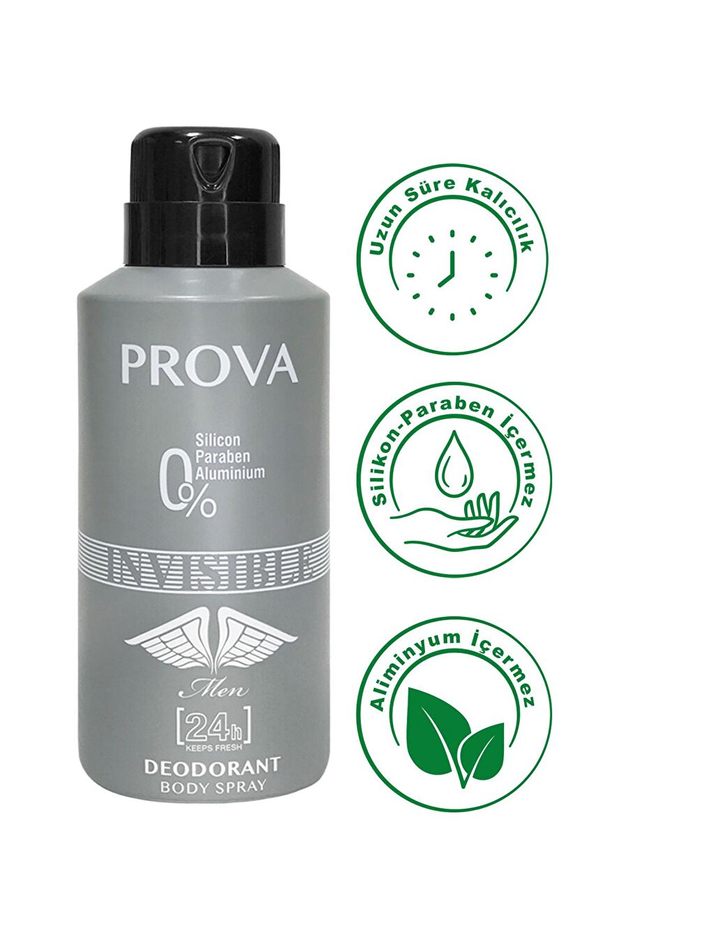 Prova Karışık Invisible Erkek Deodorant 150 ml 6 Adet - 3