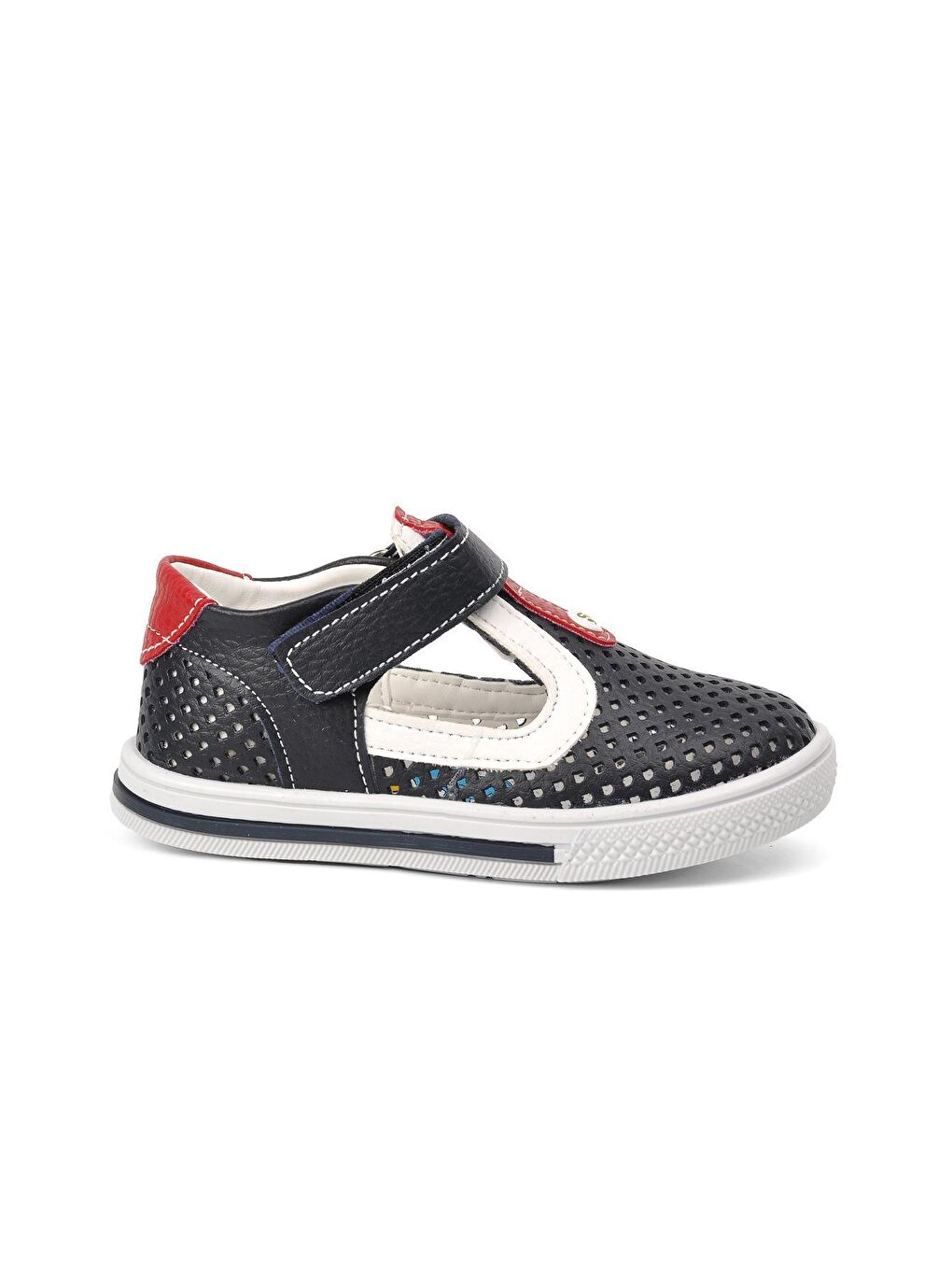 Lacivert Cırtlı Ortopedik Erkek Çocuk Sandalet 2234