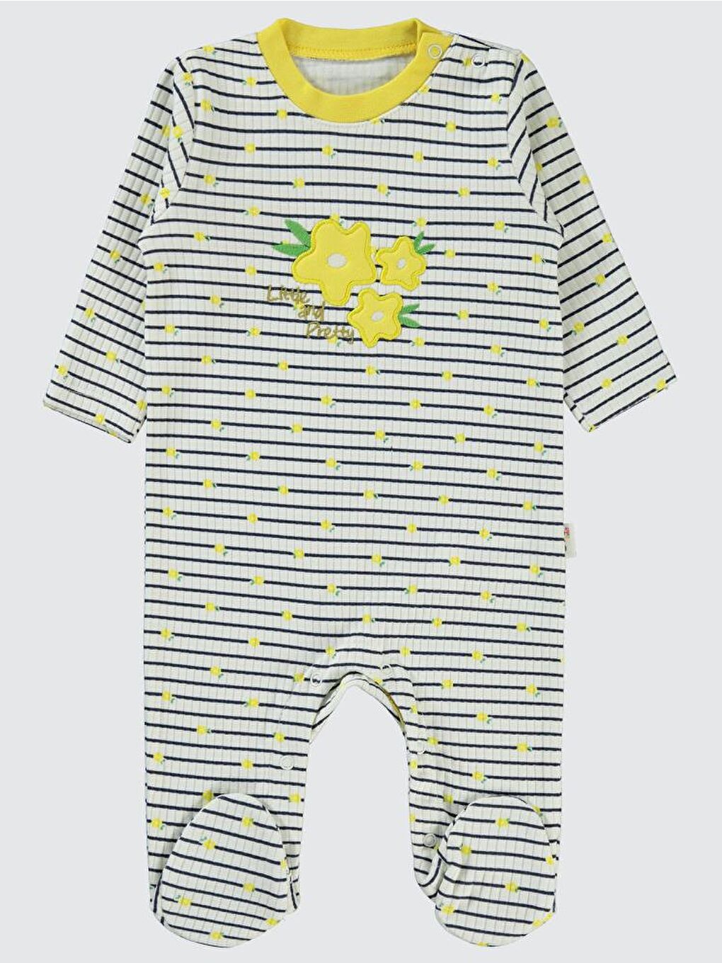 Baby Lıttle And Pretty Empirme 1-6 Ay Tulum - Sarı 3-6 Ay