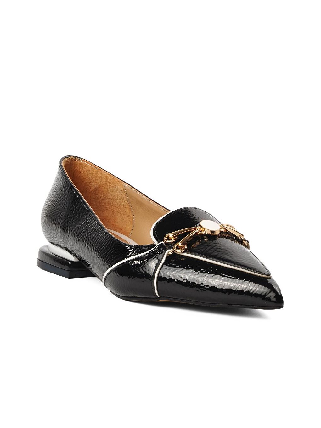 Kadın Siyah Babet Ayakkabı 22K651-2-2