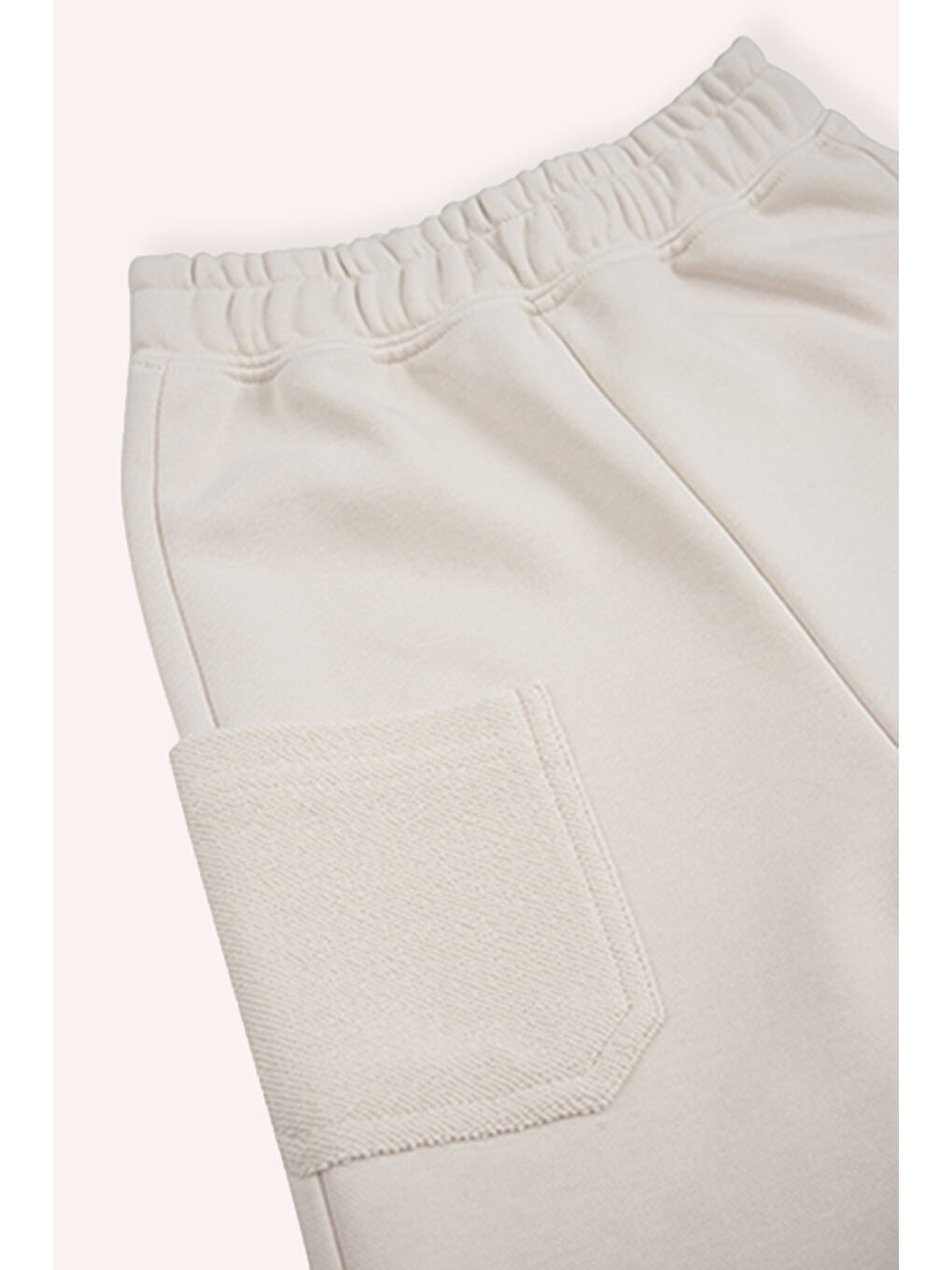 Erkek Bebek Bej Eşofman Altı-1