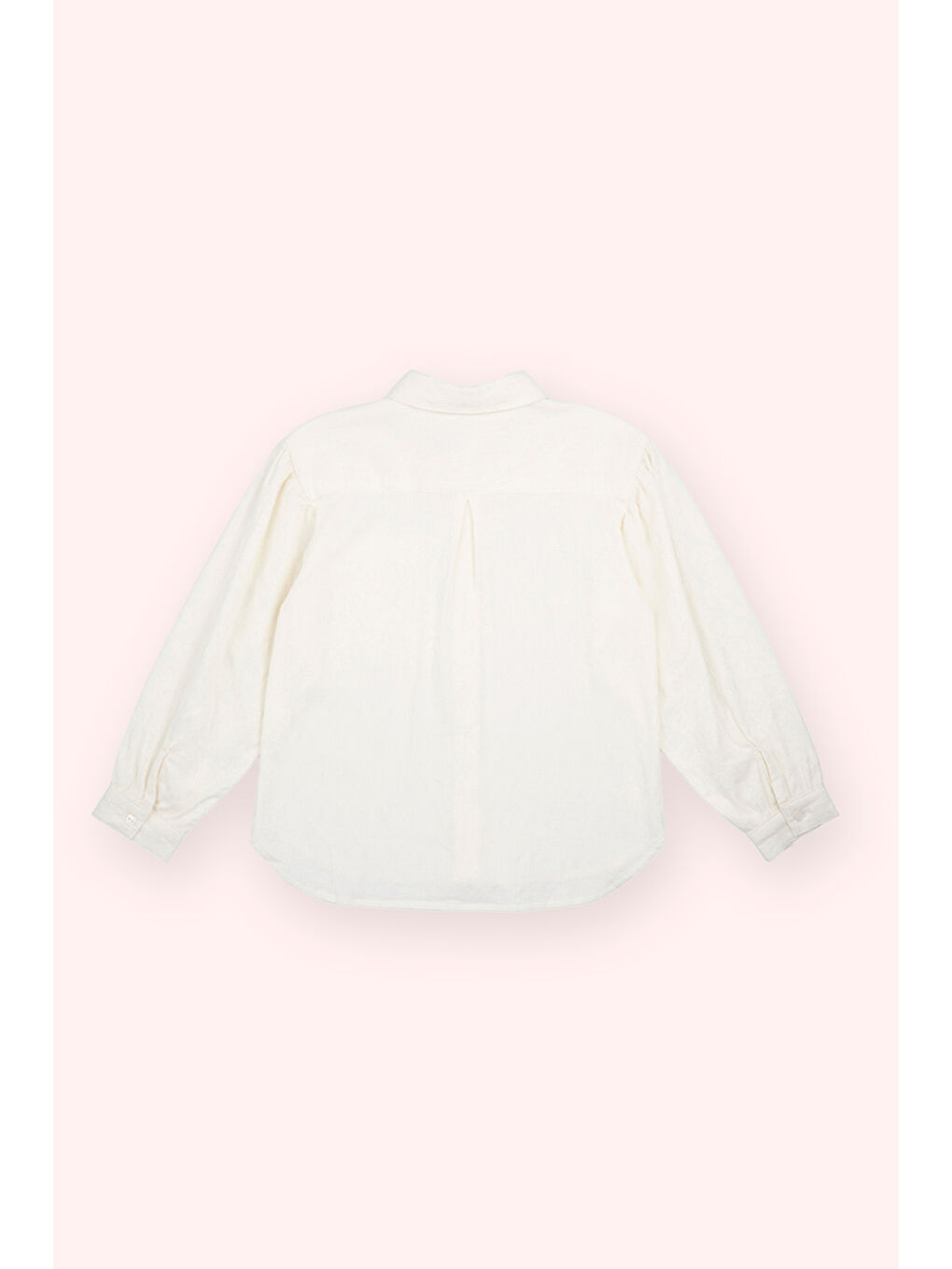 Kız Çocuk Ekru Gömlek-2