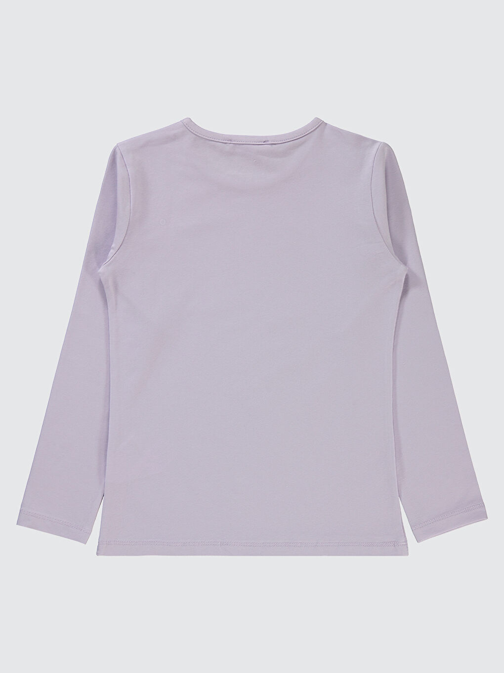 Mor Kız Çocuk Sweatshirt 6-9 Yaş Nazik Lavanta-1