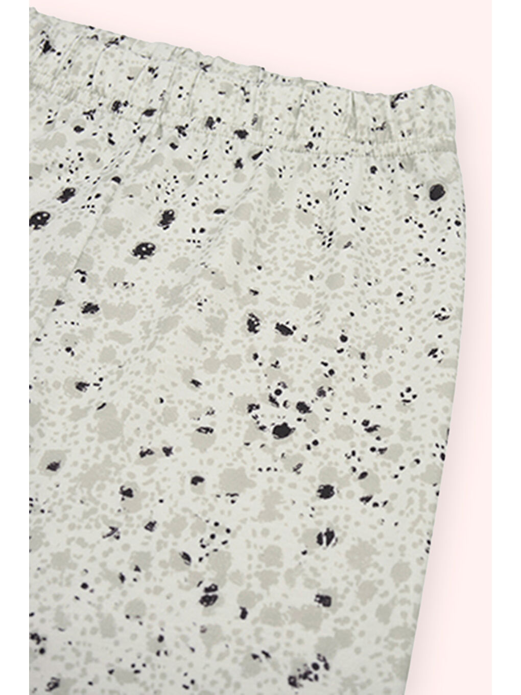 Kız Çocuk Baskılı Yeşil Tayt-1