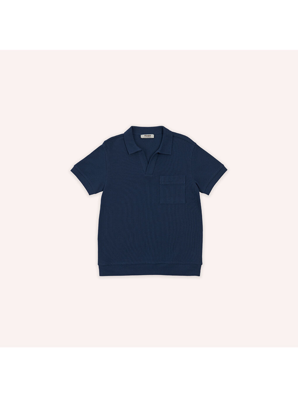 Erkek Çocuk Kısa Kollu Lacivert Polo Yaka Tişört