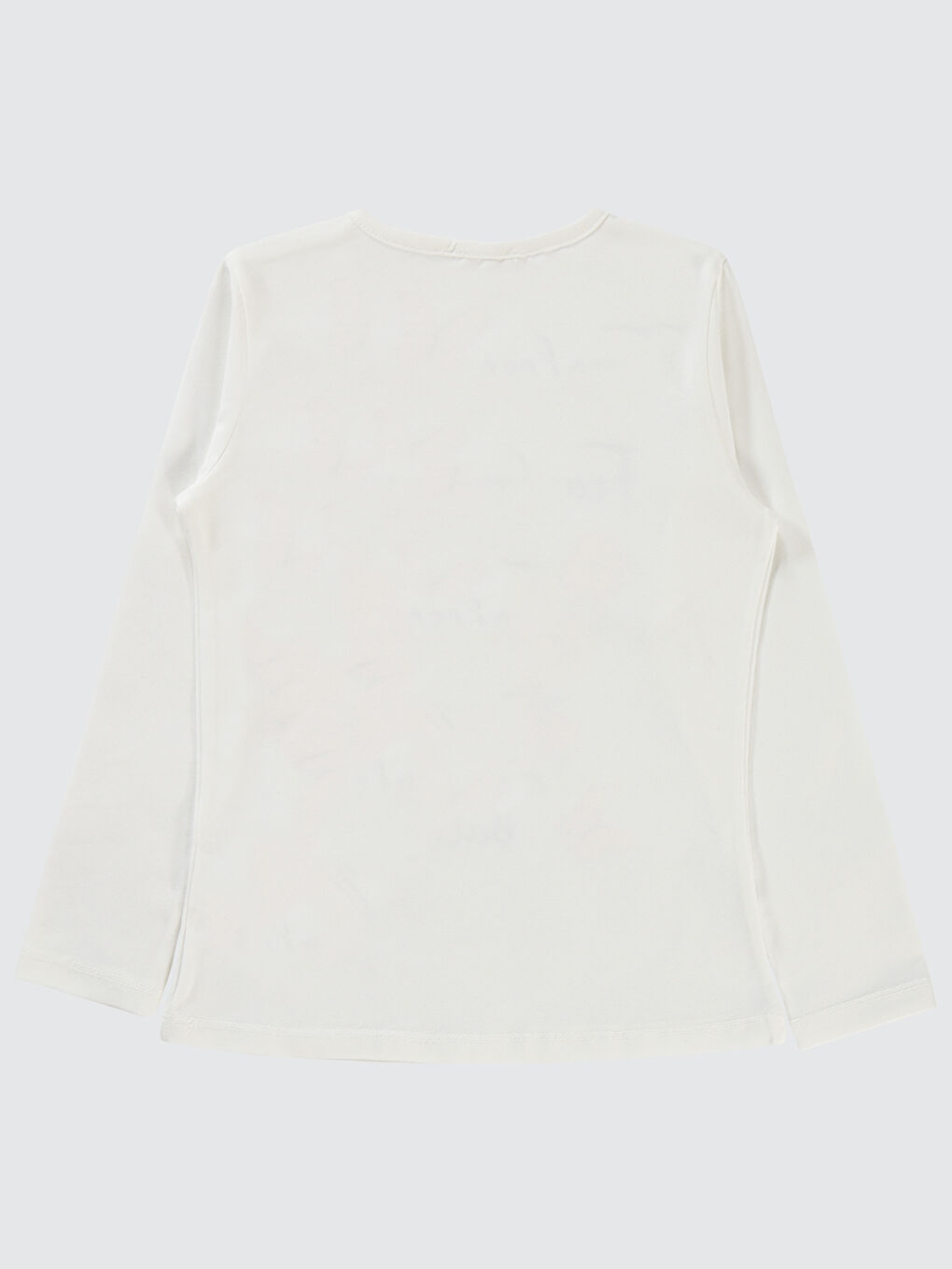 Kız Çocuk Sweatshirt 6-9 Yaş Ekru-1