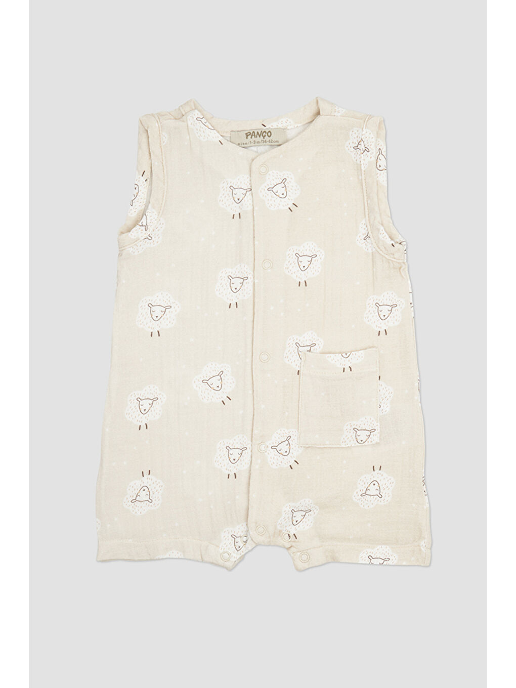 Bej Yenidoğan Müslin Tulum