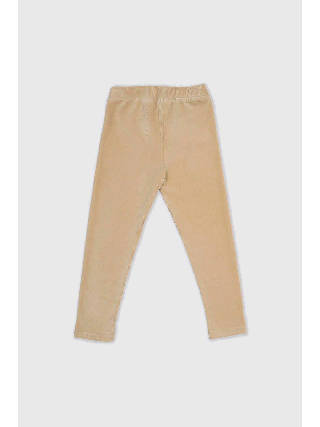 Kız Çocuk Fitilli Bej Tayt-1