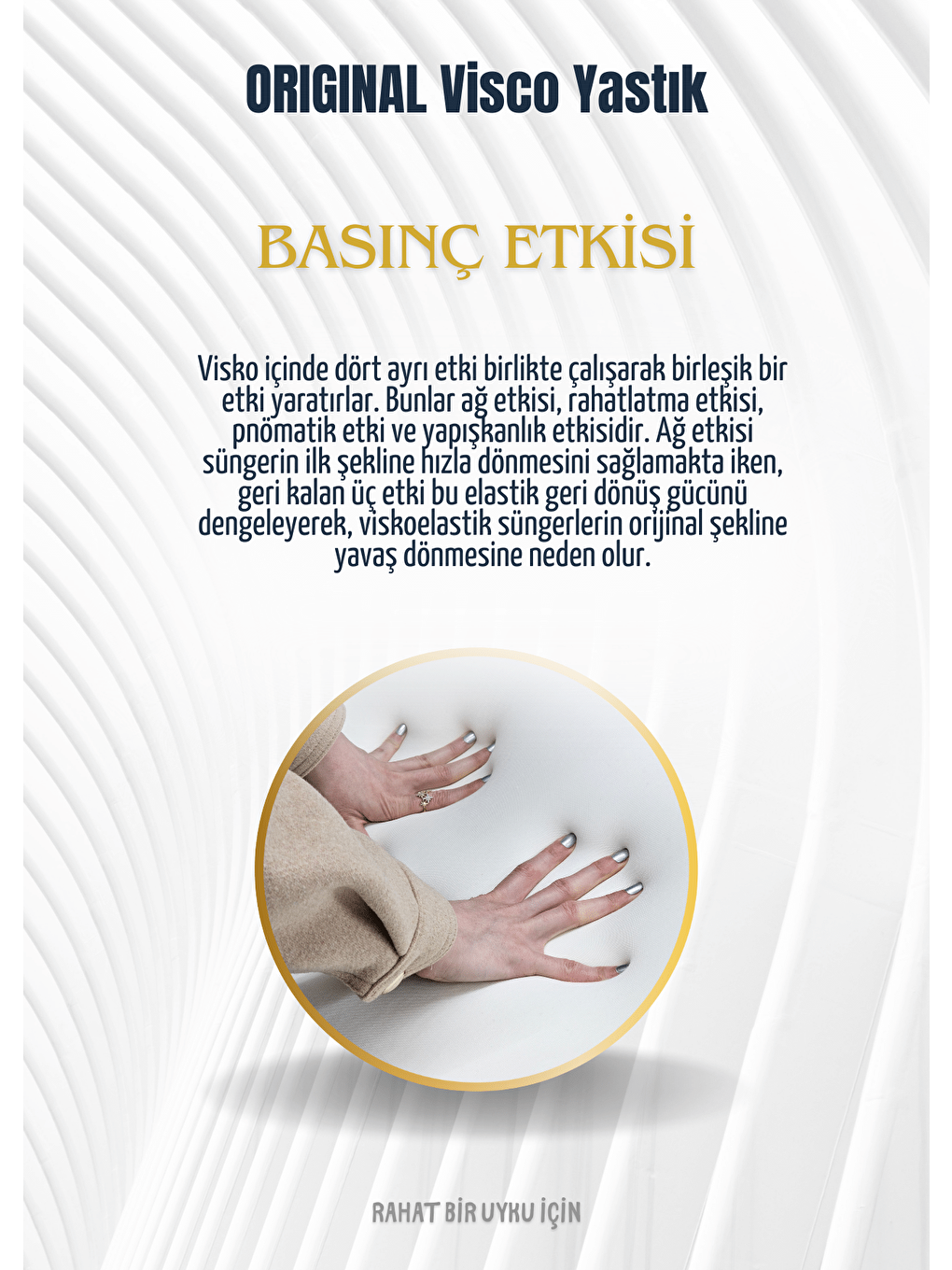 Beyaz Original Visco Yastık-4