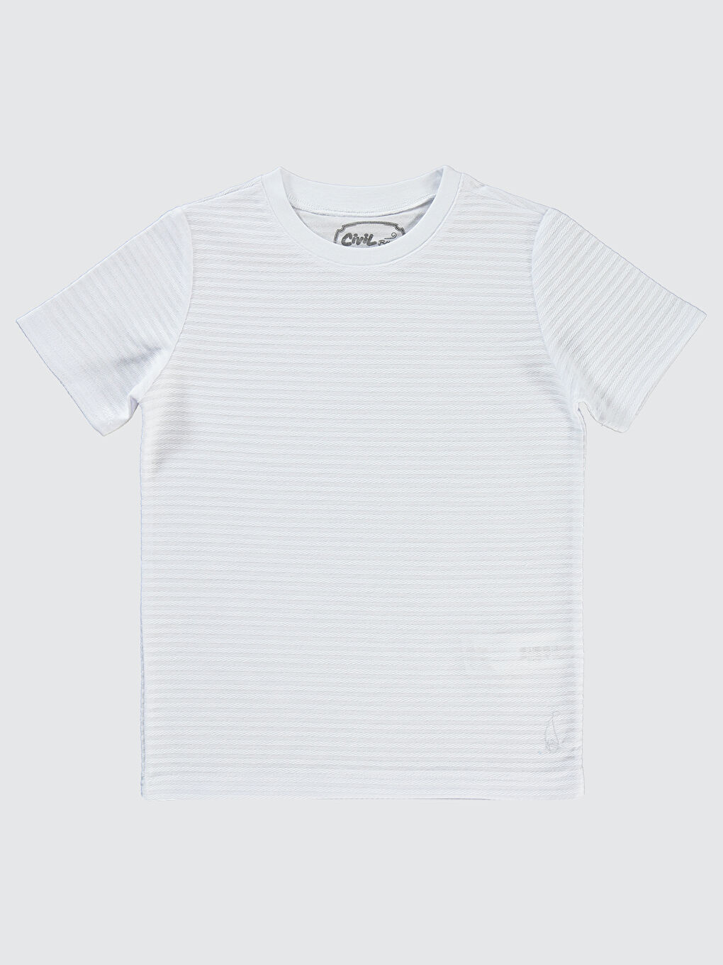 Boys Erkek Çocuk Tişört 6-9 Yaş Beyaz