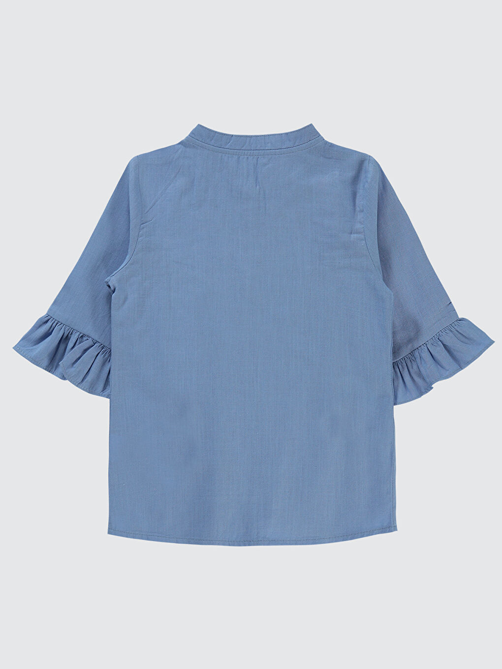 Girls Kız Çocuk Gömlek 10-13 Yaş Mavi-1