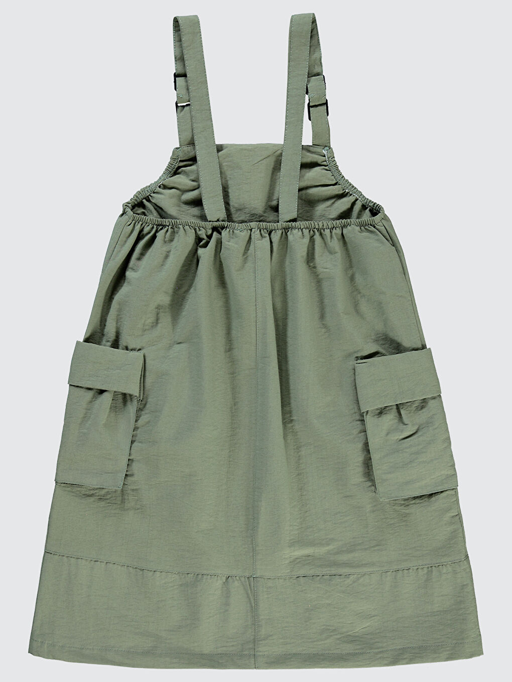 Girls Kız Çocuk Elbise 6-9 Yaş Haki-1