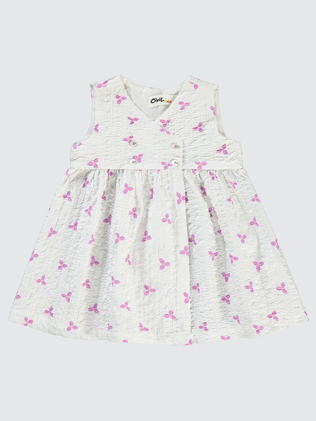 Baby Kız Bebek Elbise 6-18 Ay Mor