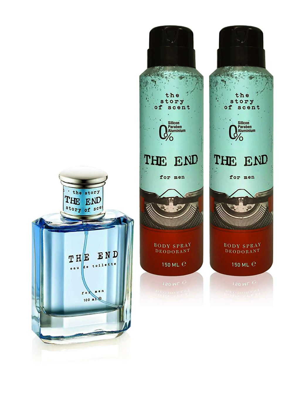 EDT Erkek Parfüm 100 ml ve Deodorant 150 ml 2 Adet