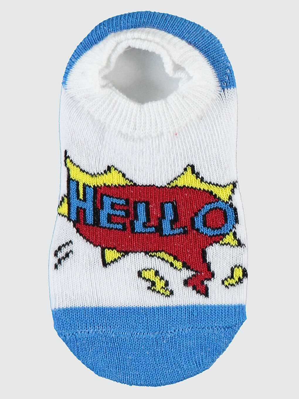 Erkek Çocuk 3'lü Çorap 2-12 Yaş Beyaz-3