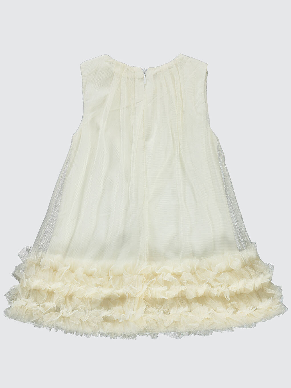 Baby Kız Bebek Elbise 6-18 Ay Ekru-2