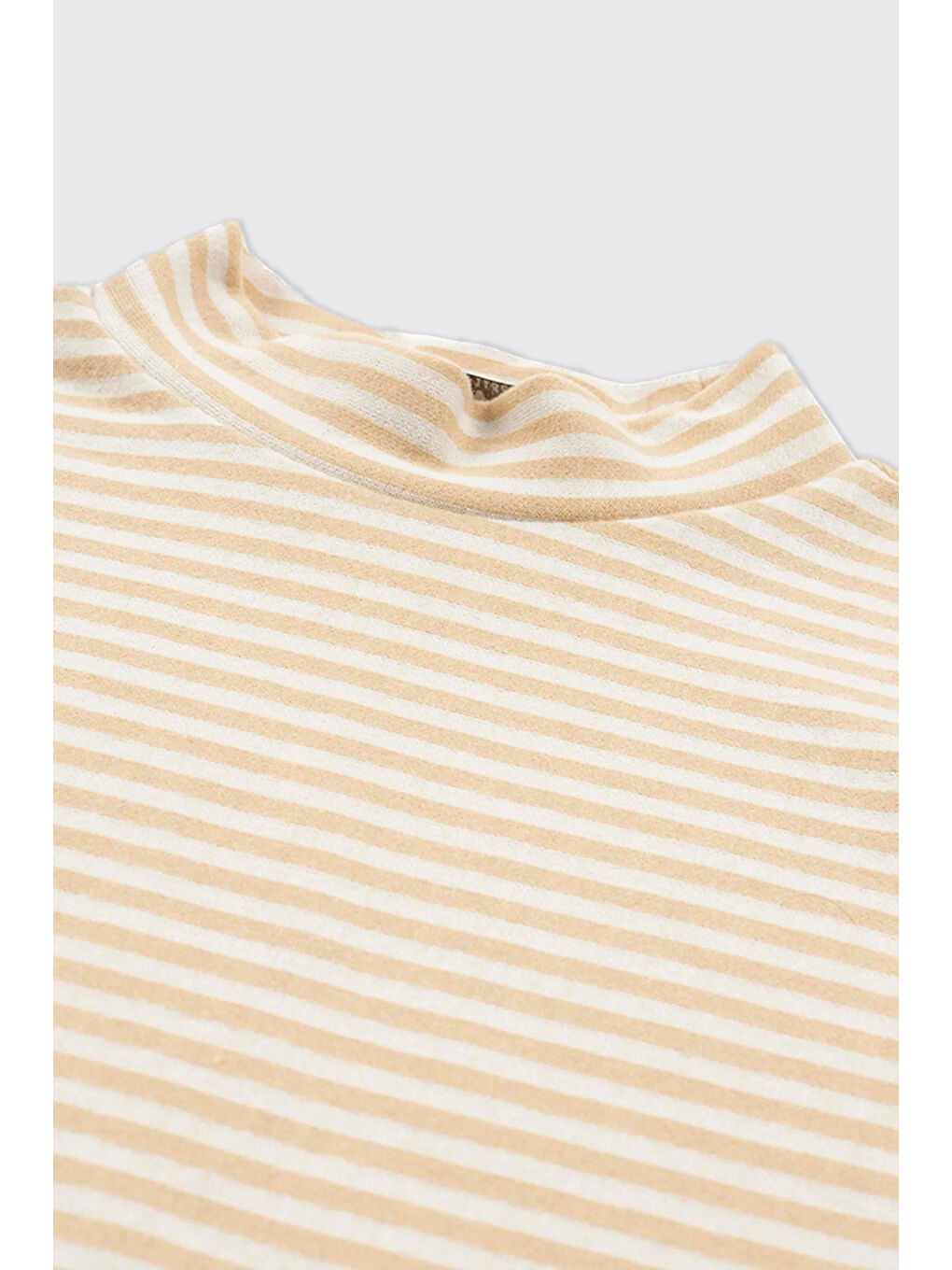 Kız Çocuk Çizgili Bej Triko-2