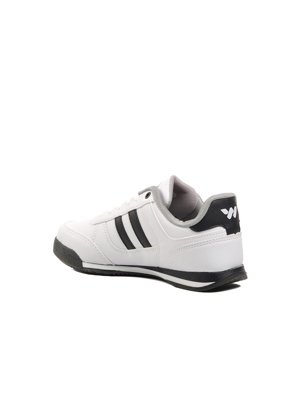 Effective PU Beyaz-Siyah Bağcıklı Erkek Sneaker-3