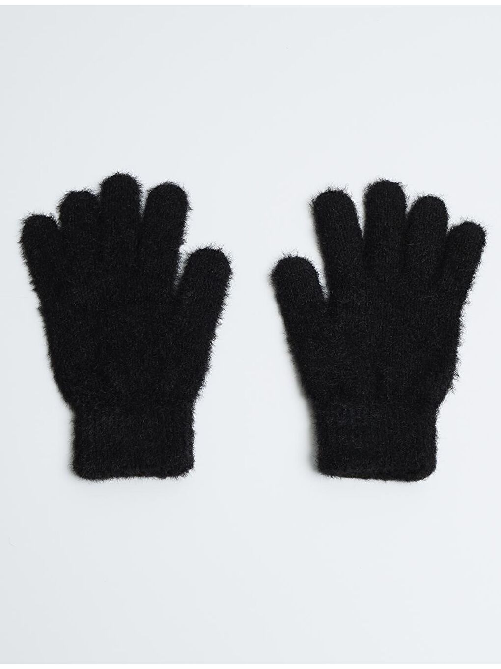 Siyah Yumuşak Dokulu Kışlık Eldiven-1