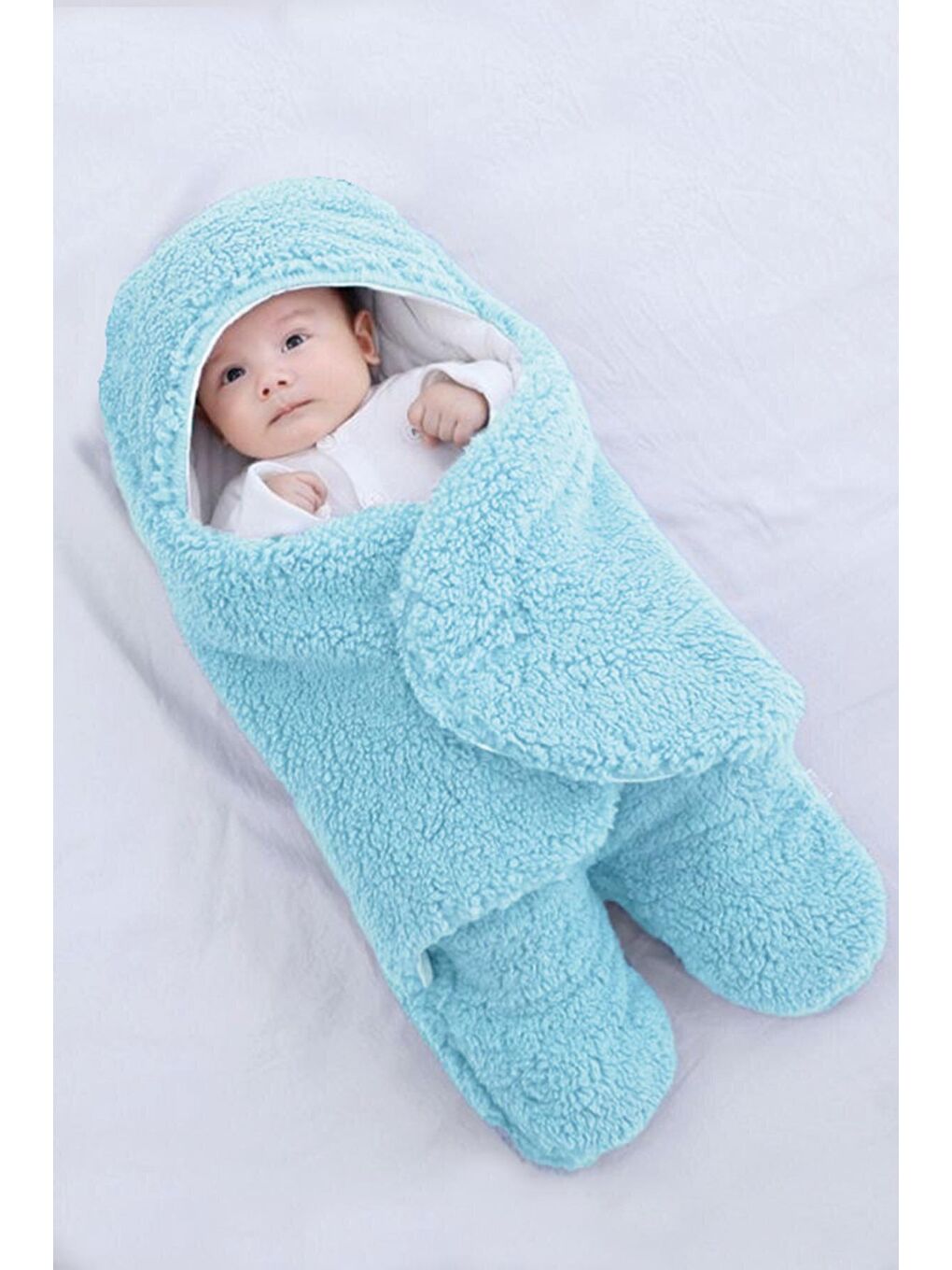 Mavi Bebek Dış Kundak Welsoft Pamuk Astarlı Uyku Tulumu-2